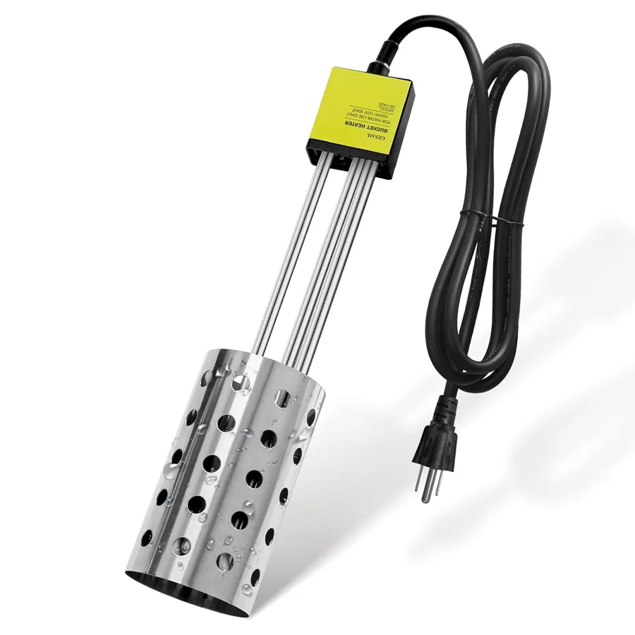 GESAIL Immersion Water Heater — long rod for deep buckets and tubs