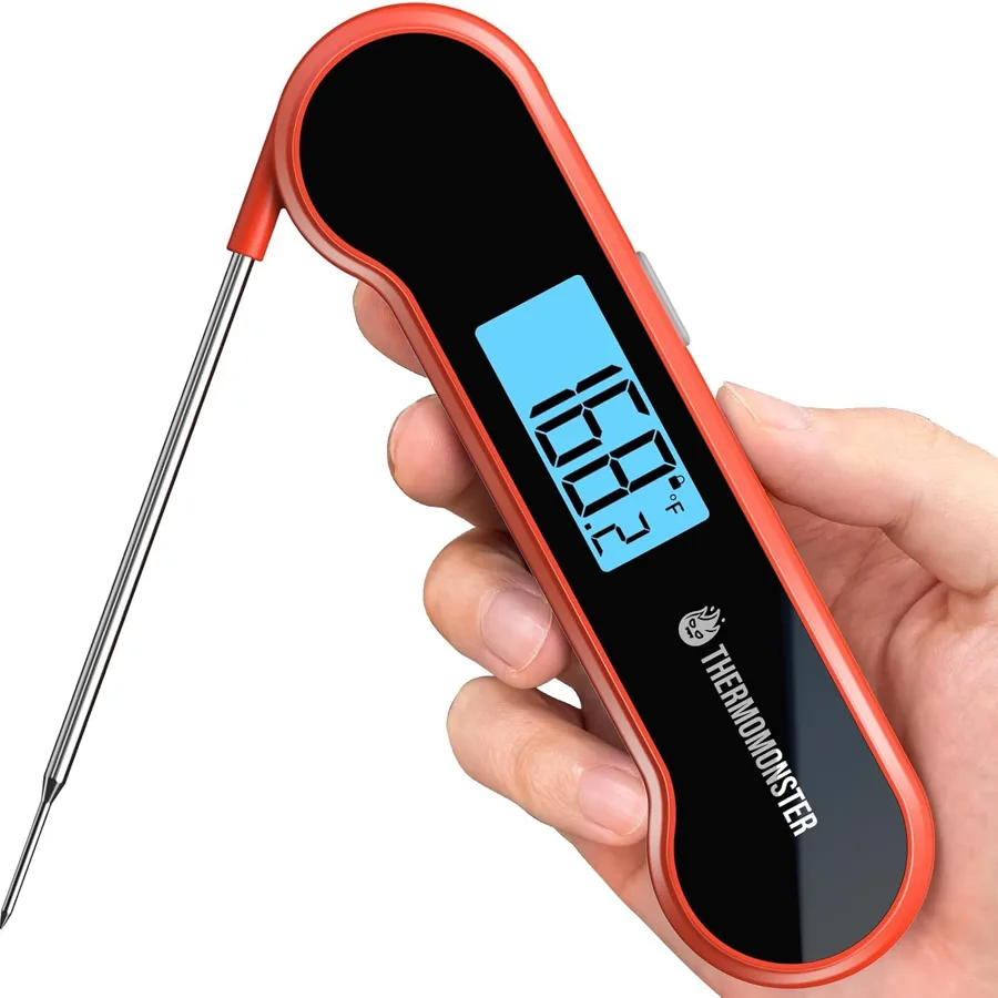 ThermoMonster — temperature lock and auto-flip display