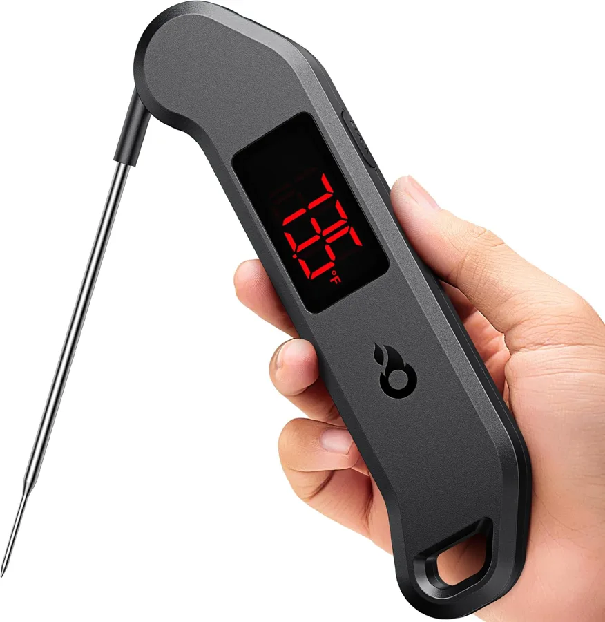 ThermoMaven — bright LED screen that rotates for either hand