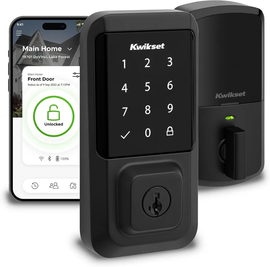 Kwikset Halo Wi-Fi — app control and scheduled guest codes