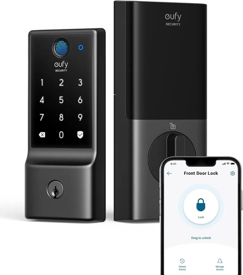 eufy C220 — fingerprint unlock with six ways in