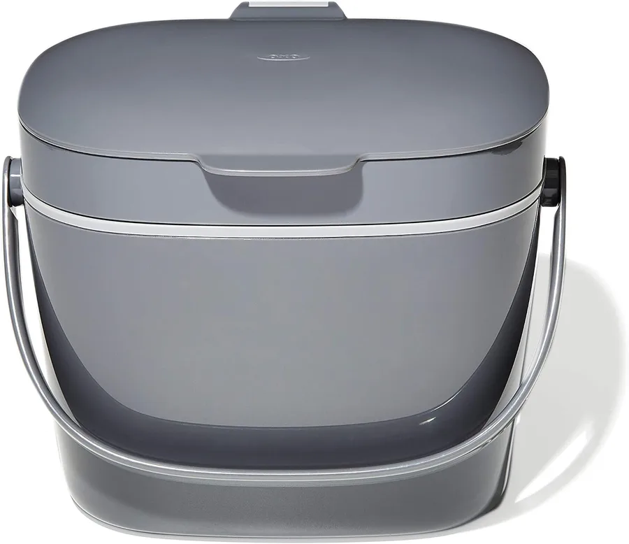 OXO Good Grips Easy — smooth plastic interior that wipes clean