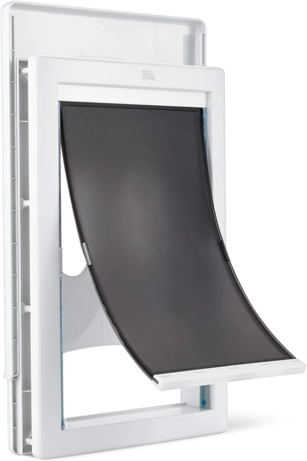 Amazon Basics Large Dog Door — easy to fit plastic door for small pets