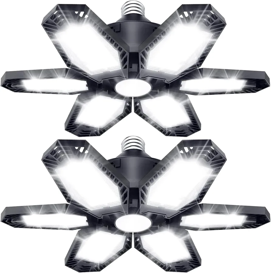 TANBABY 2 Pack — high output screw-in panels for large garages