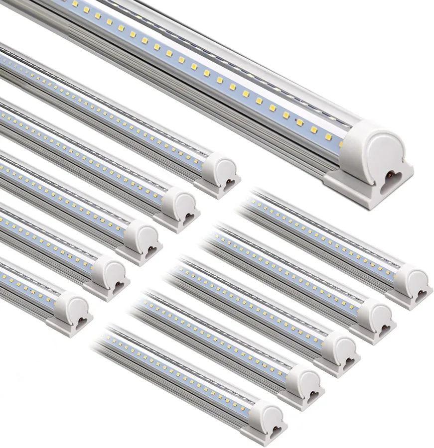 Barrina T8 8 ft (2.4 m) — linkable shop lights for large ceilings