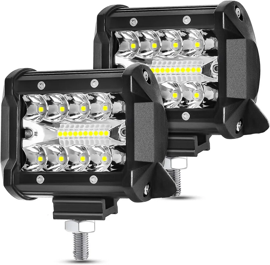 LED Light Pods — combo spot and flood beam in aluminum