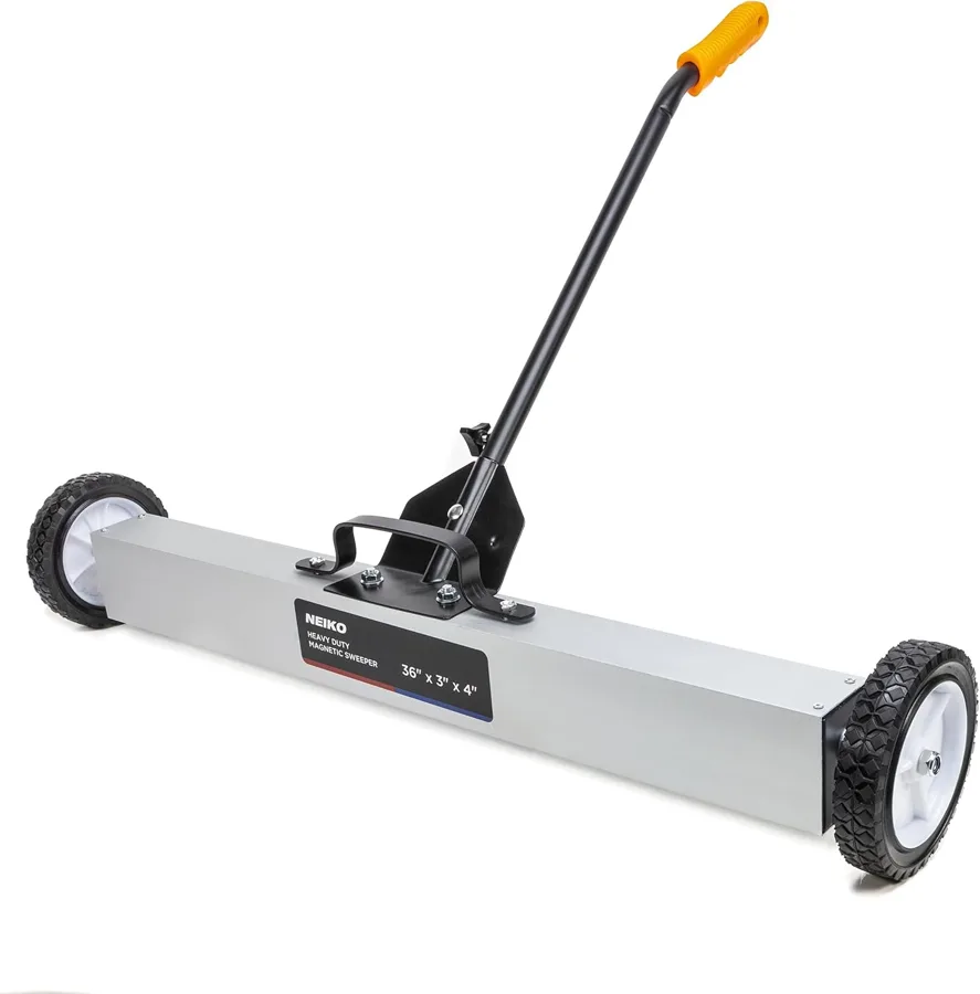 NEIKO 53418A 36 — wide magnet with quick-release handle for large yards