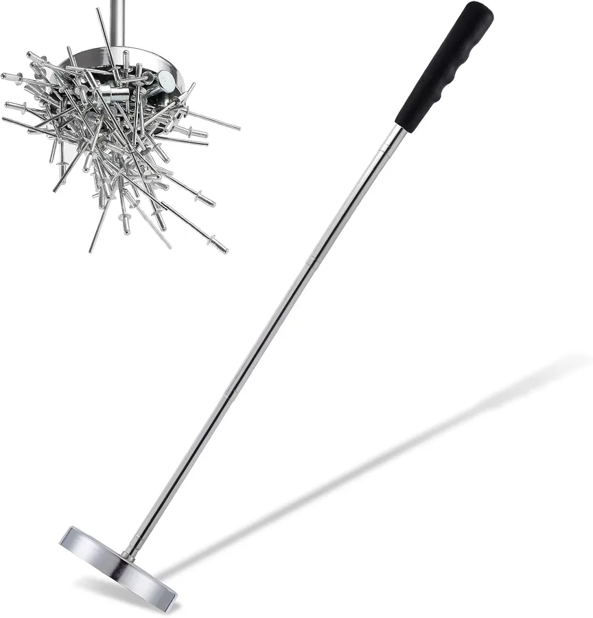 Telescoping Pickup Tool — compact stick for single screws and tight corners