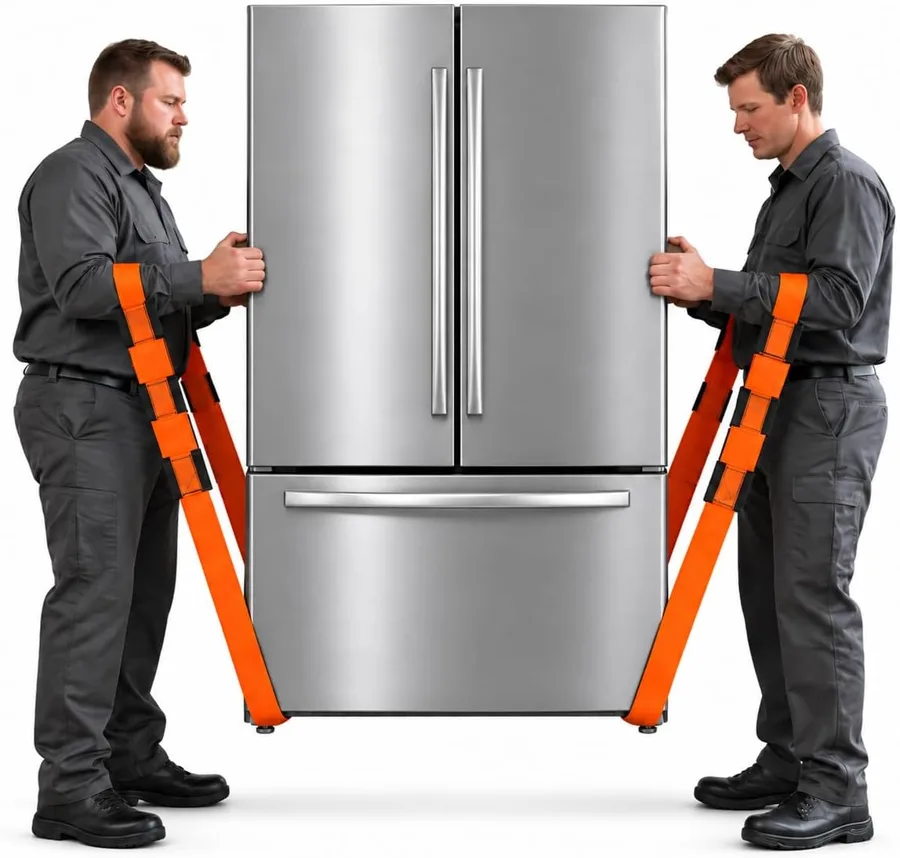 Forearm Forklift — light two-person strap with three loop positions
