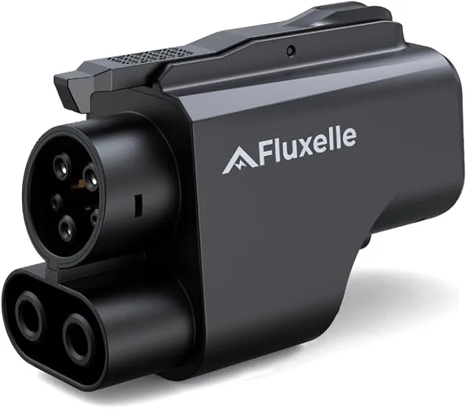 NACS to CCS EV Adapter — dual locking for fast charging
