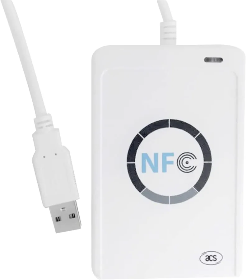 Lianshi — ACR122U style reader with sample IC cards