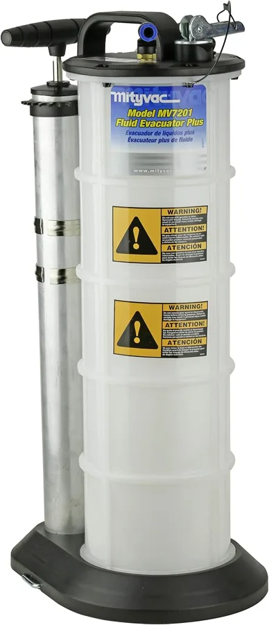 Mityvac 7201 — large reservoir with automatic overflow prevention