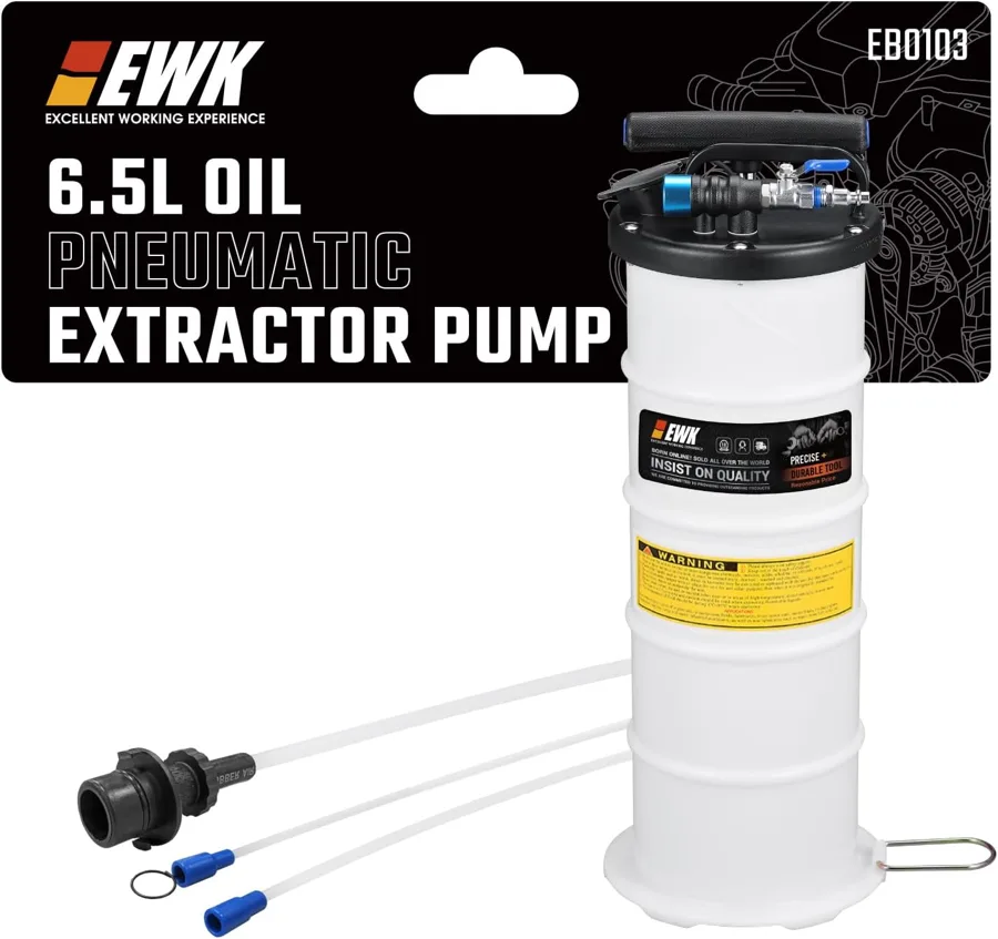 EWK 6.5 L (1.7 gal) Extractor — air or manual dipstick oil changes