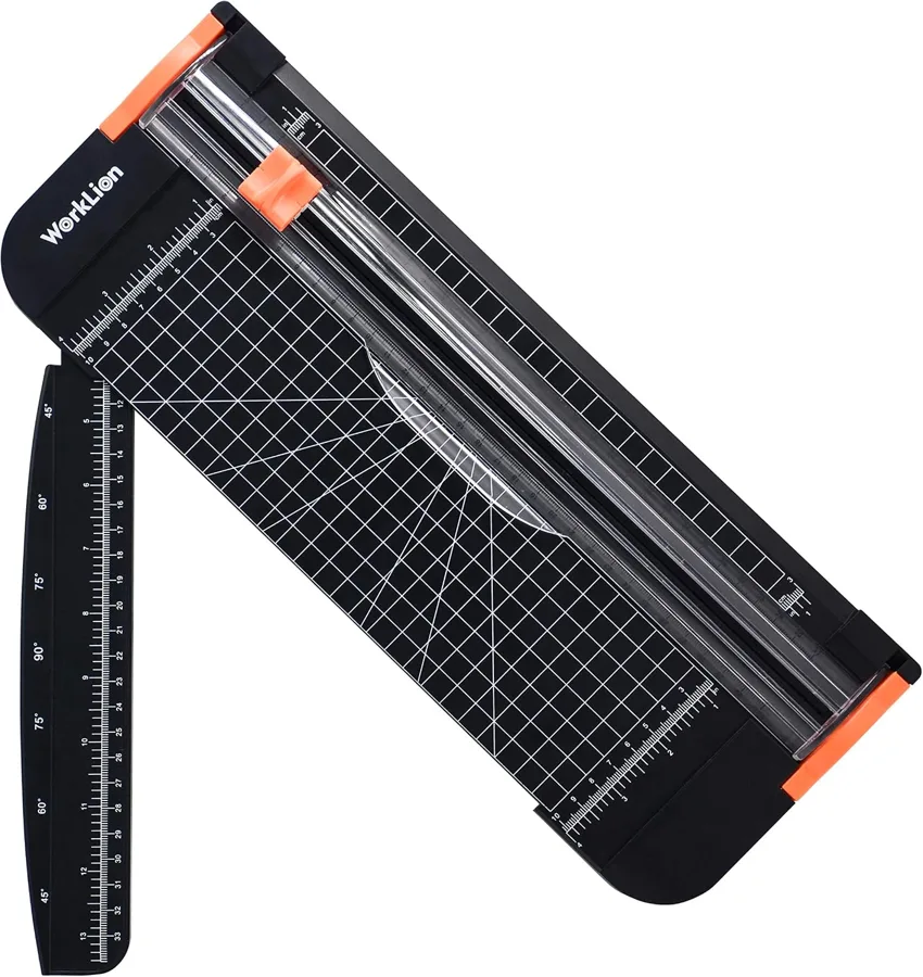 WORKLION Paper Cutter — a hidden blade and angle guides for light crafts
