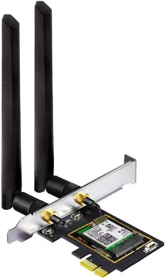 OKN Pcie Wifi Card — Intel AX210 tri-band card with Bluetooth 5.3