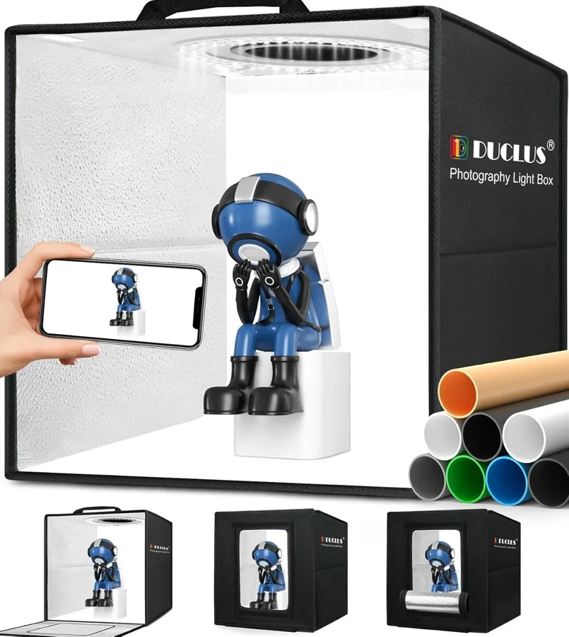 DUCLUS Light Box Photography — fine light control for mini items