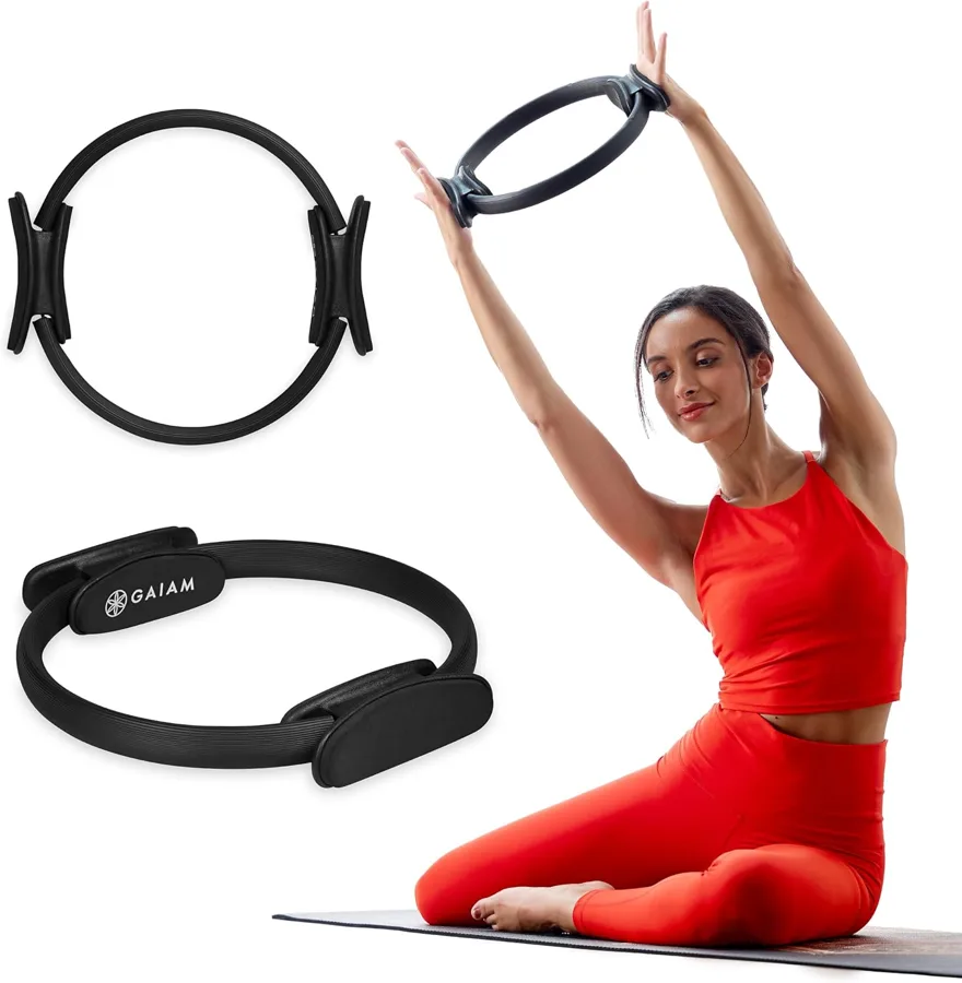 Gaiam Pilates Ring Fitness Circle — roomy 15 in (38.1 cm) circle