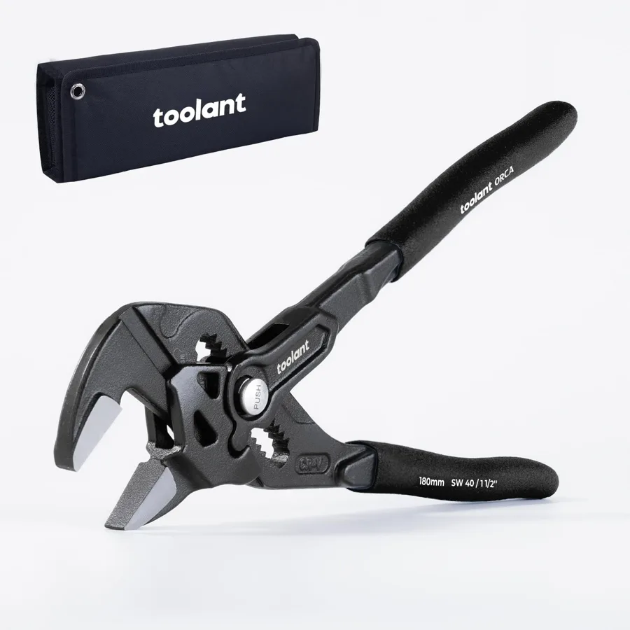 toolant 7 — Smooth parallel jaws with a belt loop pouch