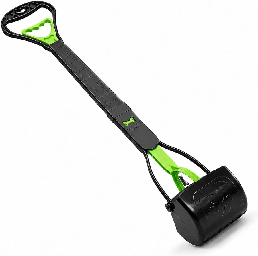 PPOGOO Pooper Scooper — light one hand pickup on grass and gravel