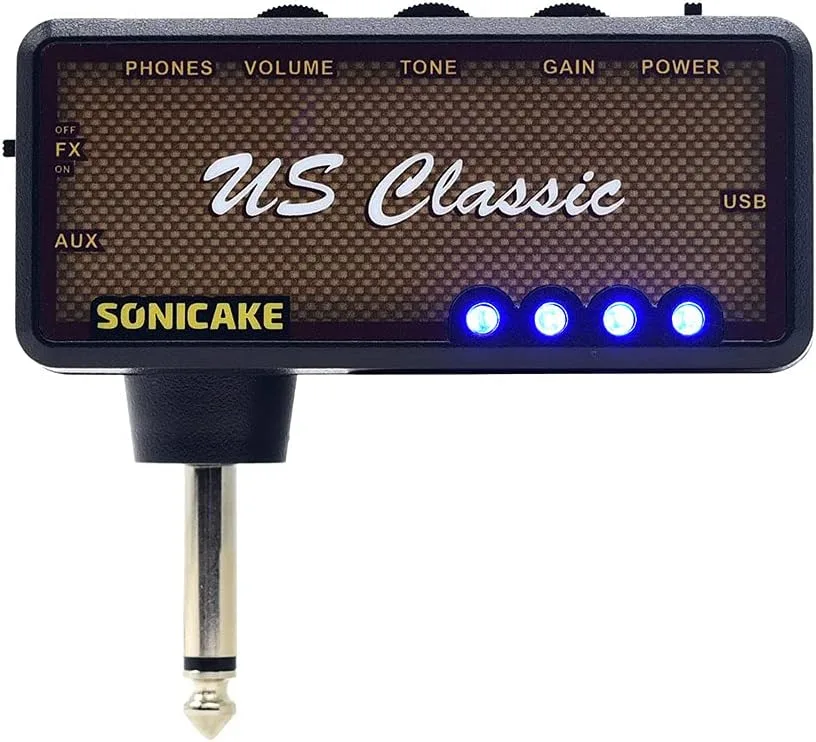 SONICAKE US Classic — silent guitar practice with built-in reverb