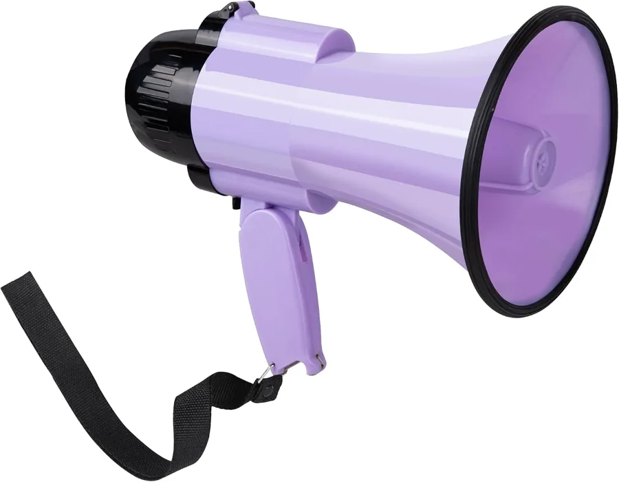Loudmore Portable Megaphone — 30 watt voice, siren and recording