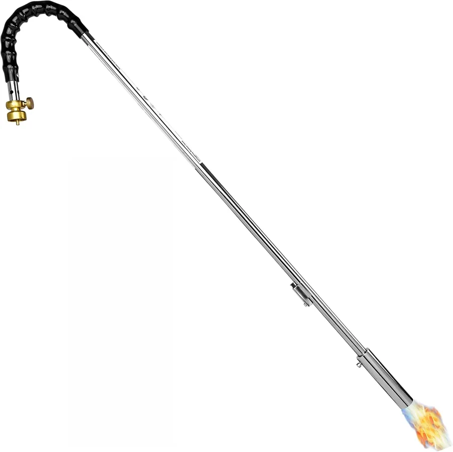 Flame King Propane Weed Torch — built-in igniter and 33 in (84 cm) reach