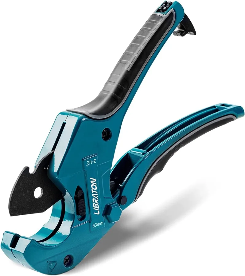 Libraton PVC Pipe Cutter — ratchet drive for larger plastic pipe
