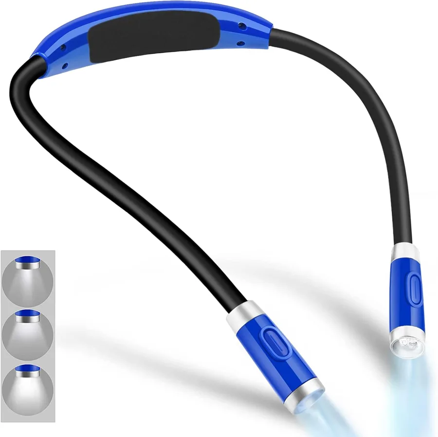 Vekkia Rechargeable Neck Light — Soft silicone fit that stays light