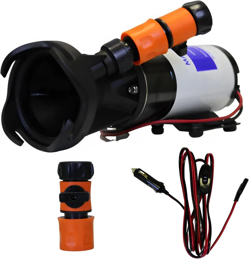 Quick Release RV Macerator Pump — 3 m (10 ft) lift and bayonet fit