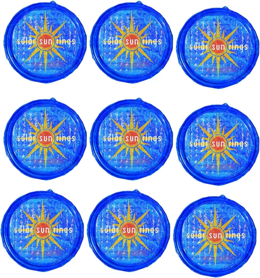 Solar Sun Rings 60 Anchors 3-Pack — water anchors for windy pools