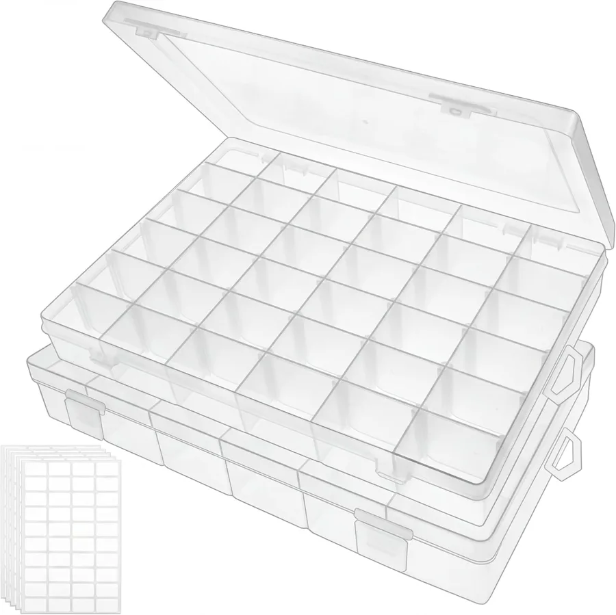 OUTUXED — adjustable dividers for sorting small hooks and flies