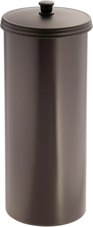 iDesign Kent — lidded canister that hides three spare rolls