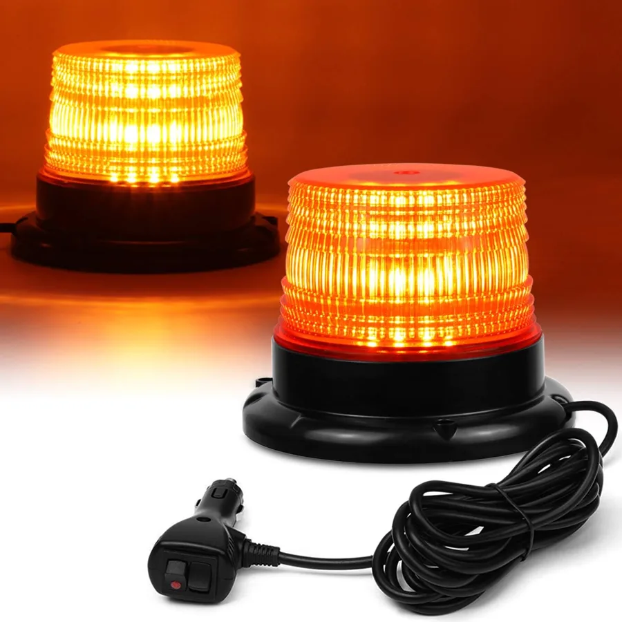 LINKITOM LED Strobe Light — amber beacon on a long cord