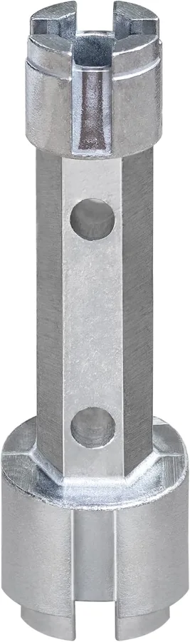 BearHut Tub Drain Remover — three end sizes in die-cast aluminum