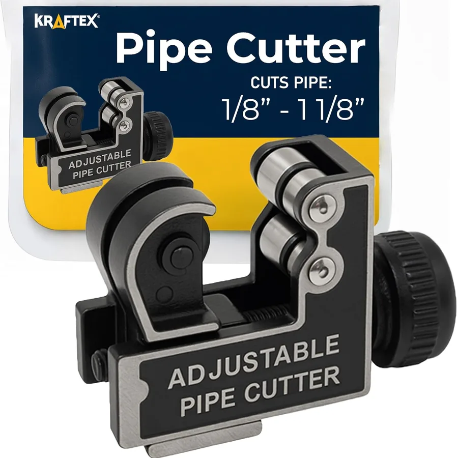 Pipe Cutter — pocket-light 130 g (4.6 oz) body for small spaces
