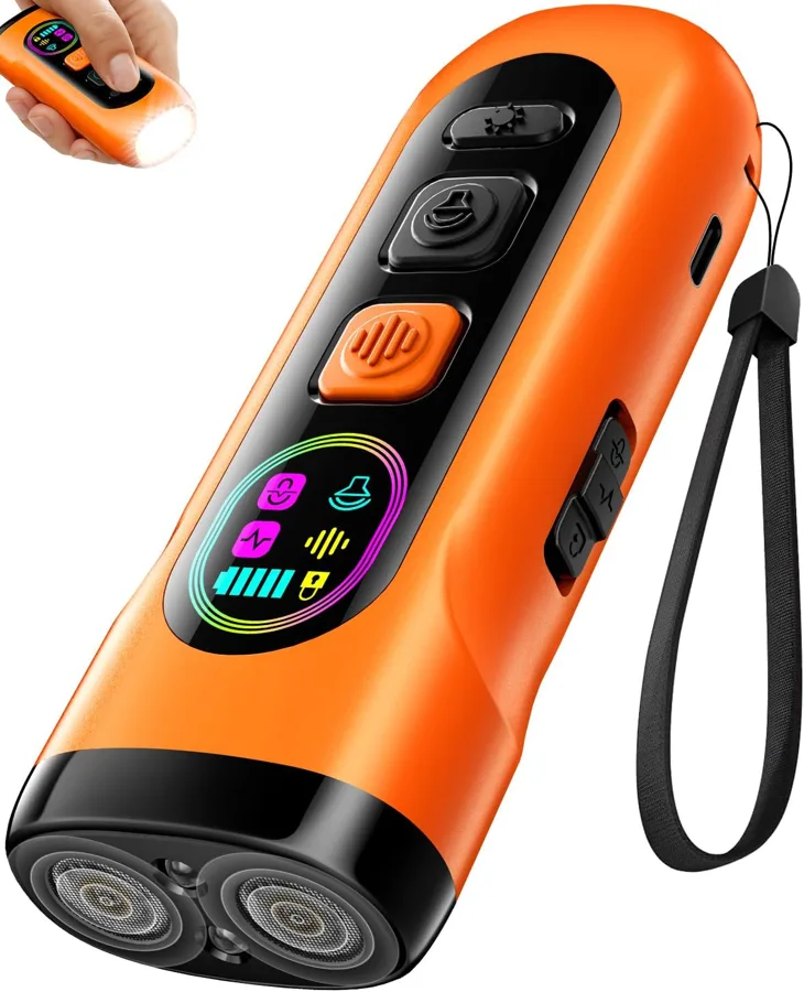 SEDULAN Ultrasonic Dog Repeller — display and 10-second auto-off