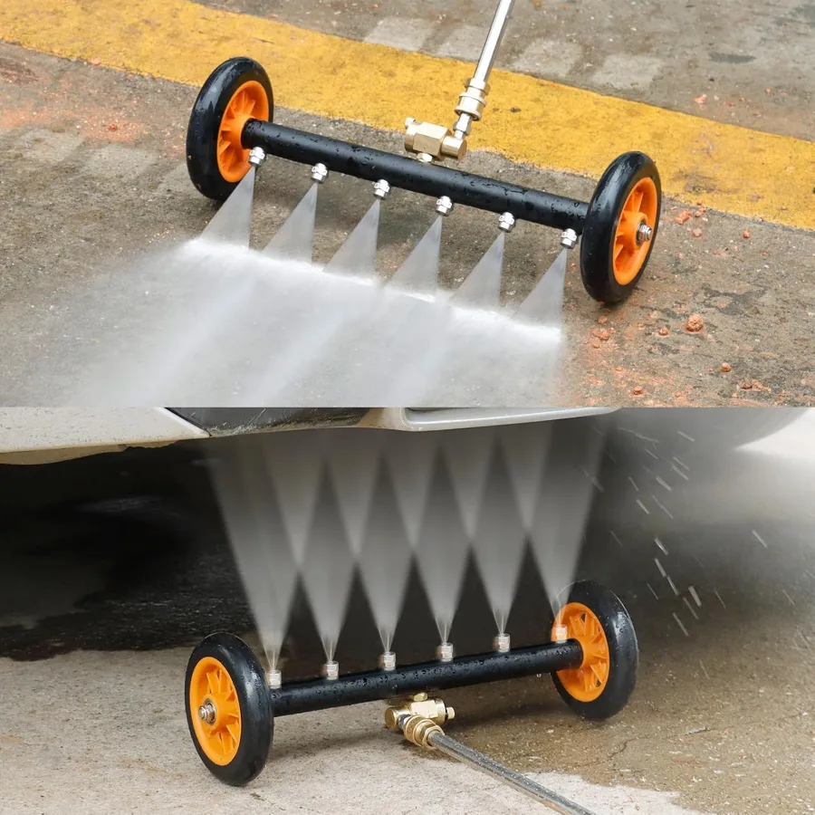 Siebwin — six nozzles for wide driveway and deck jobs