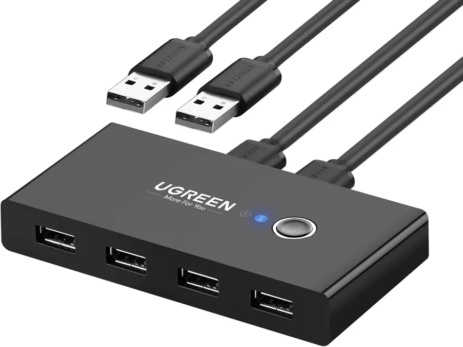 UGREEN 2-in-4-out — Share four devices between two computers
