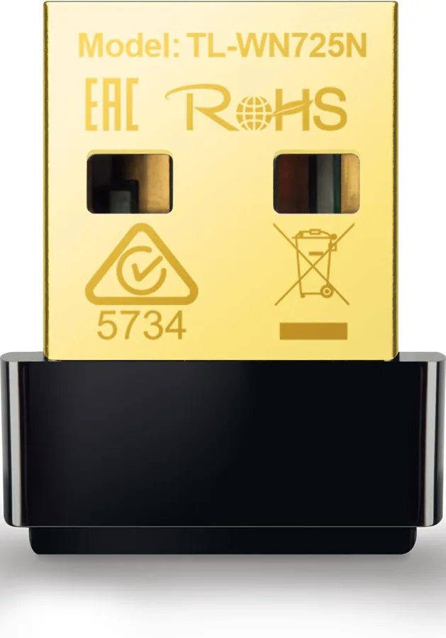 TP-Link TL-WN725N — Nano stick for basic 2.4 GHz browsing