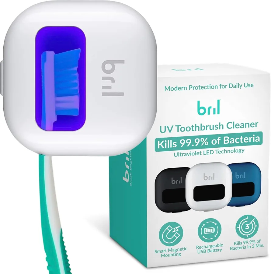 Bril UV — compact magnetic mount cover for one brush