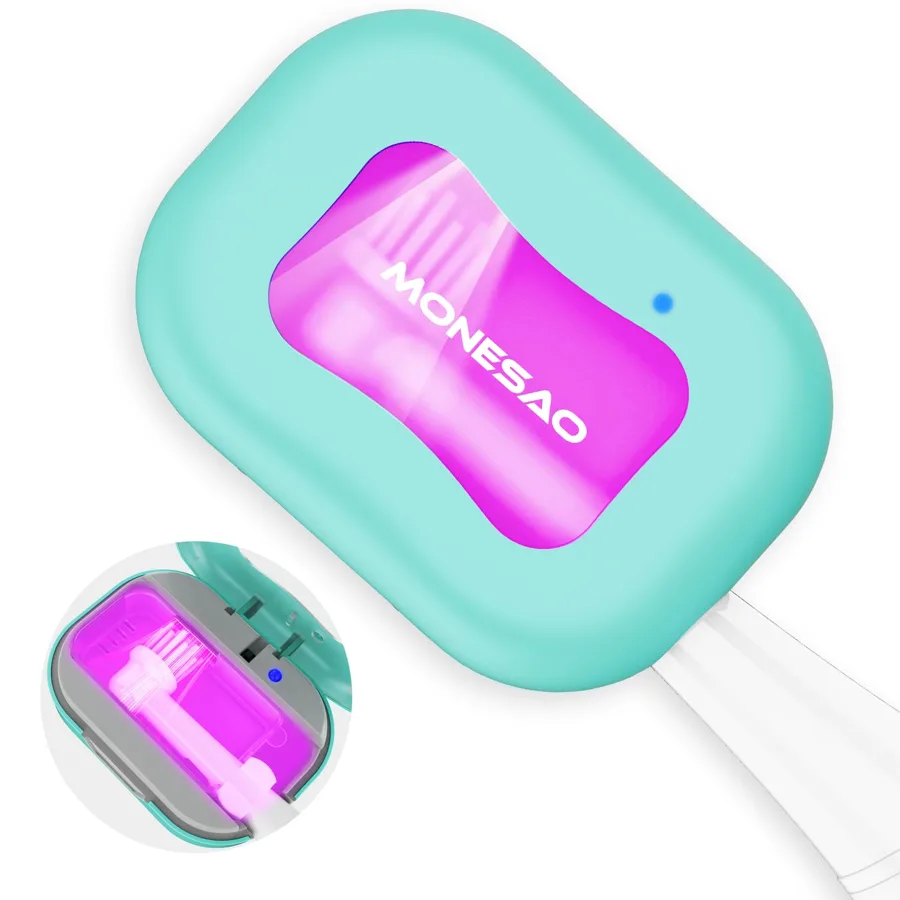 MONESAO Toothbrush Sanitizer Case — compact one-brush rechargeable case