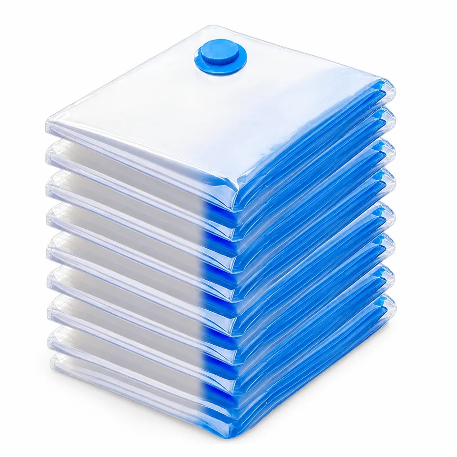 FlatNest — flattens bulky quilts with a double zipper seal and capped valve