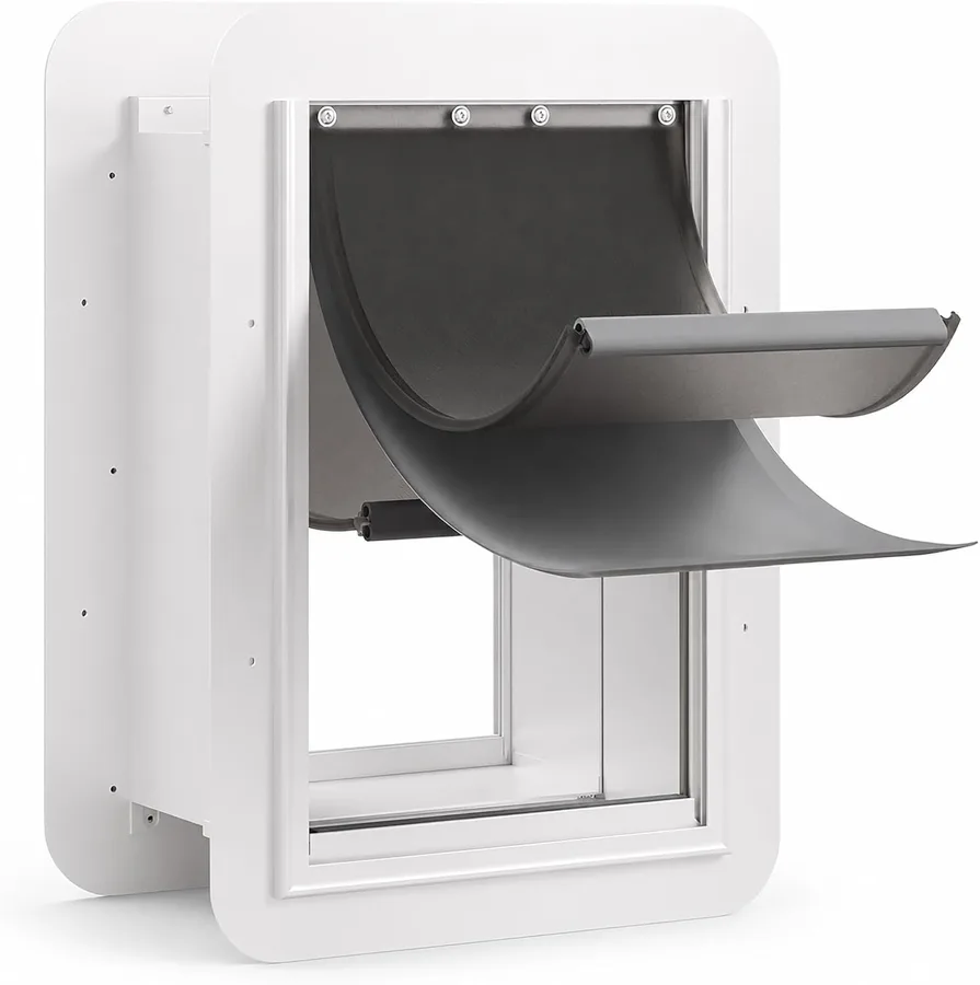 URSPET Medium Dog Door — three flaps and a steel frame