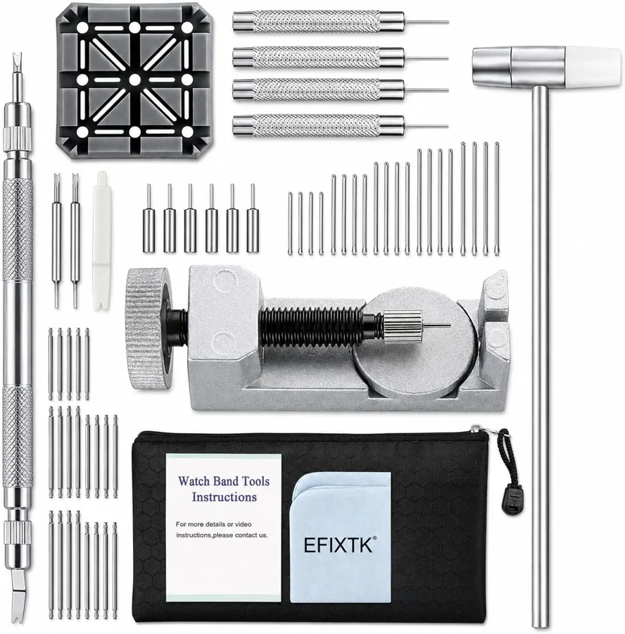 EFIXTK link removal kit — resize a metal bracelet at home