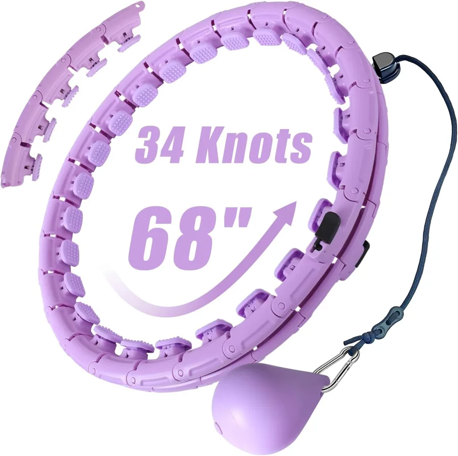 OurStarry Weighted Hula Hoop — 34 links for very large waists