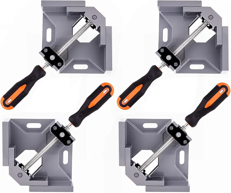 WYQYQ Welding Clamps — four right angle corner clamps