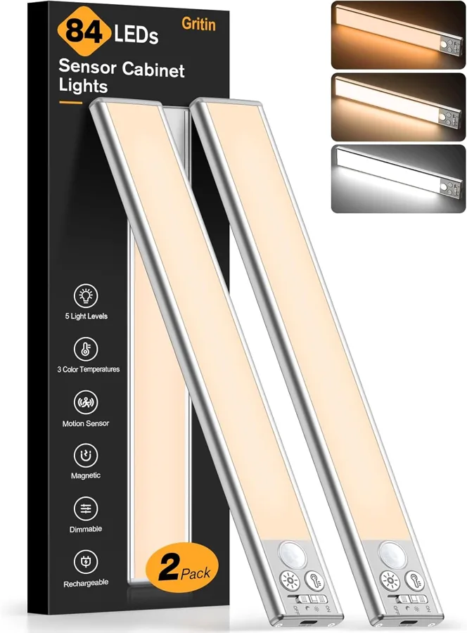 Gritin 10.2 in (25.9 cm) — three colour tones and four modes
