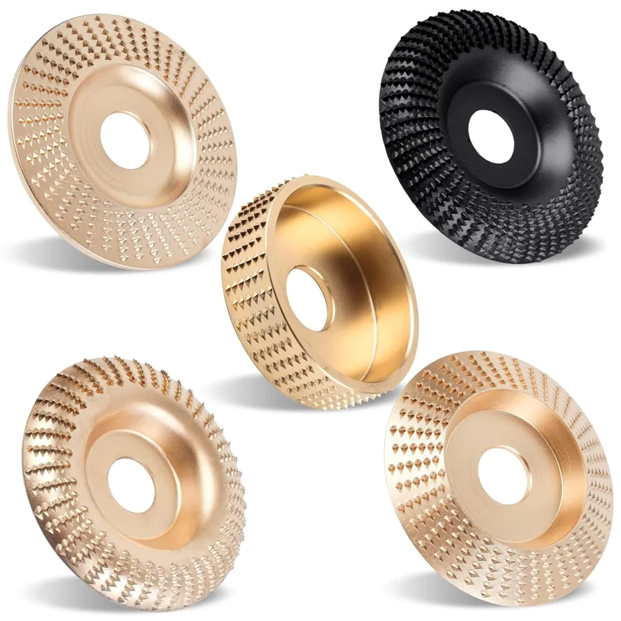 Pomsare 5 piece carving discs — fast wood removal for angle grinders