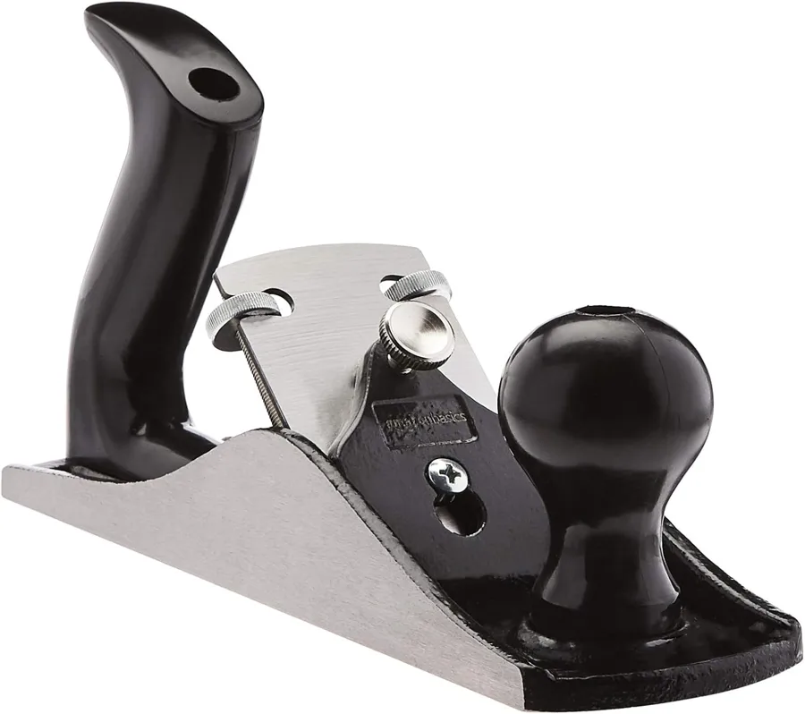 Amazon Basics Hand Planer — Cast-iron bench plane for smoothing